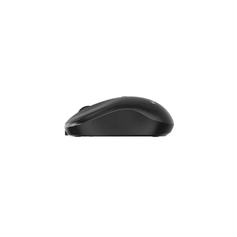 Gembird MUSW2-4B-01 divu režīmu bezvadu pele (2.4 GHz + Bluetooth 5.0) ar 1600 DPI optisko sensoru, 4 pogām, abpusēju dizainu, melna