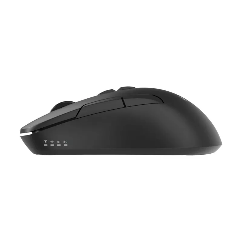 Gembird MUSW2-7B-01 Divrežīmu bezvadu pele (2.4G + Bluetooth), 1600 DPI, 7 pogu, melna