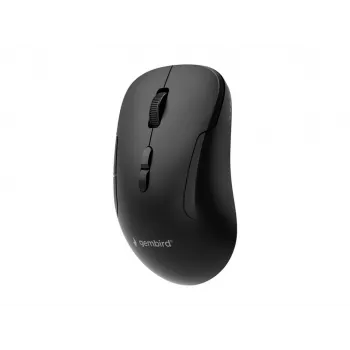 Gembird MUSW2-7B-01 Divrežīmu bezvadu pele (2.4G + Bluetooth), 1600 DPI, 7 pogu, melna