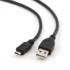 Gembird USB 2.0 kabelis Micro-USB AM-MBM5P 0,3m Melns