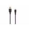 Gembird USB 2.0 kabelis Micro-USB AM-MBM5P 0,3m Melns