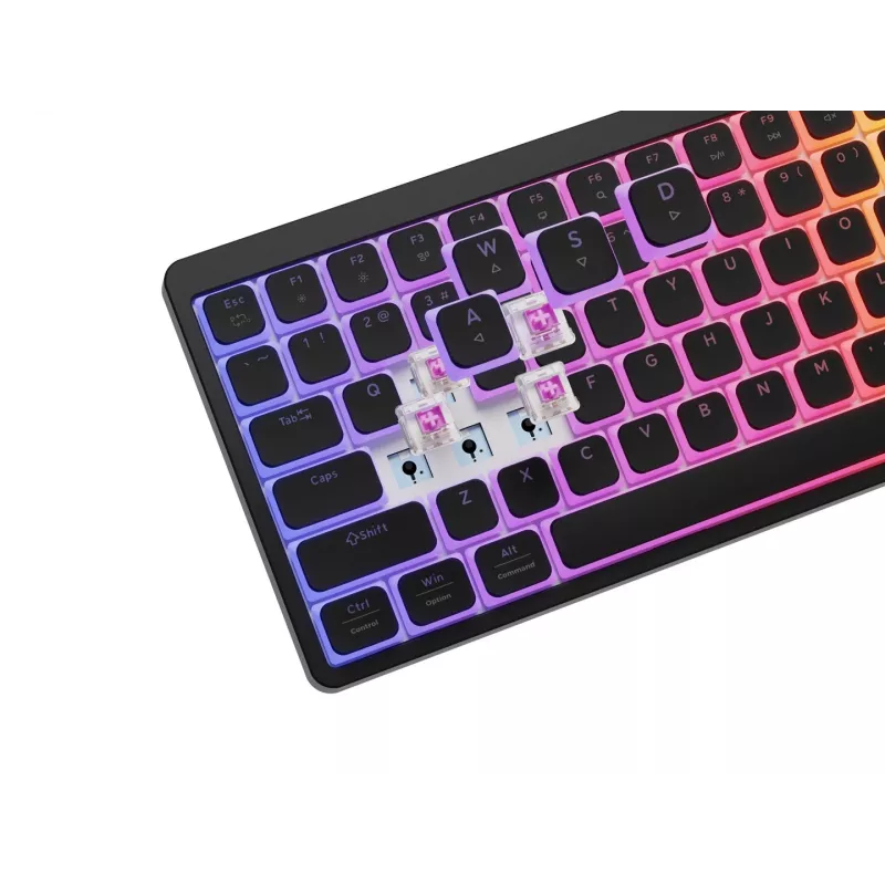 GENESIS Thor 430 TKL mehāniskā spēļu tastatūra, RGB fona apgaismojums, US izkārtojums, melna