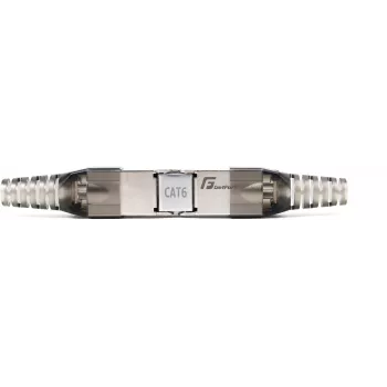 GETFORT 58459 Cat.6 UTP bezinstrumentu RJ45 Keystone Jack, balts