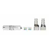 GETFORT 58460 CAT.6A bezinstrumentu ekranēts RJ45 keystone ligzdas modulis