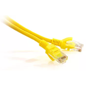 GETFORT Cat.5e UTP ielāpu kabelis 5m dzeltens RJ45 Gigabit Ethernet