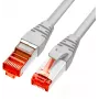GETFORT Cat.6A S/FTP LSOH ielāpu vads 3m pelēks