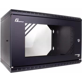 GETFORT ECO v3 19 inch 6U sienas skapis, 520x340mm, melns (WGF064-53E-WGBv3)