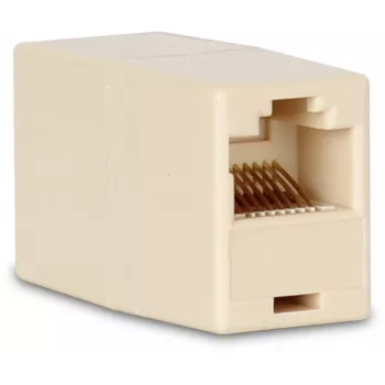 GETFORT GF-2G5E-BL-UTP RJ45 Cat.5e iekšējais savienotājs sievišķais-sievišķais UTP gaiši pelēks