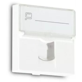 GETFORT GF-2MOD-1G 2 moduļu RJ45 datu modulis 45x45mm Cat.6 UTP balts