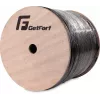 GETFORT GF-DAC-12J āra bruņotais optiskais kabelis, 12 šķiedras, vienmodas OS2 G.652D, 1m, tiešai ierakšanai, melns