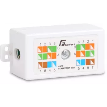 GETFORT GF-LP-6UTP Cat.6 UTP starpsavienotājs, Krone tipa, balts