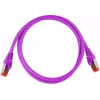 GETFORT Cat.6A S/FTP LSOH komutācijas kabelis 1 m violets