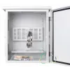 GETFORT HGF-40/30/50 hermētiskais korpuss uz staba 400x300x500 mm IP65 ABS gaiši pelēks
