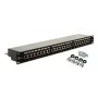 GETFORT PGF-6FTP24-B6 ielāpu panelis FTP Cat.6 24-portu 19-collu 1U melns