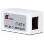GETFORT RJ45 Cat.6 UTP inline savienotājs sieviešu uz sieviešu melns