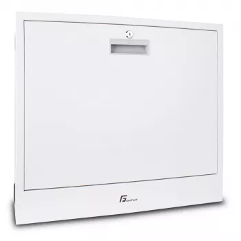 GETFORT WGF02-58/50/13-H-WSG 2U Rack CCTV Cabinet 580x540x130mm Grey | ITworkshop.lv