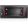 GETFORT WGF04-65EH-DGB 19 collu 4U sienas skapis, divsekciju, 600x550 mm, melns