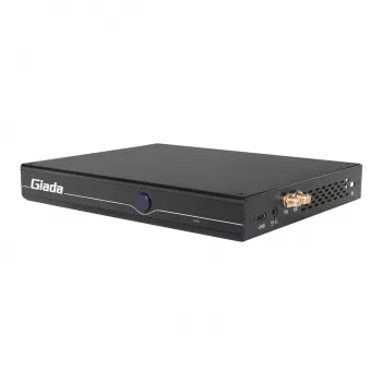 Giada D614-U1 Intel Core 5 120U bezventilatoru grāmatas izmēra signālu atskaņotājs ar četru 4K displeju atbalstu