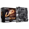 GIGABYTE A520M S2HP AM4 Micro-ATX mātesplate, DDR4, HDMI, D-Sub, DisplayPort, M.2, Gigabit LAN