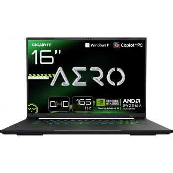 Gigabyte Aero X16 2WHA3DEC65AP 16.0 inch WQXGA Ryzen 9 32GB RAM SSD Laptop (atjaunota prece)