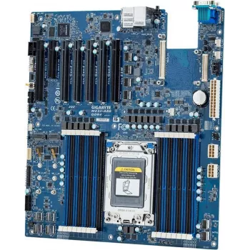 Gigabyte MZ32-AR0 Server mātesplate - viens SP3 ligzda (LGA 4094) - AMD EPYC 7002/7003 - E-ATX - 8x DDR4 - 2x 10GbE