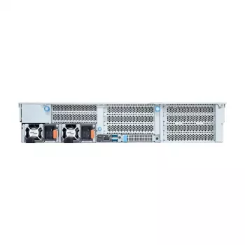 Gigabyte R263-ZG0-AAL2 (Rev. 3.x) 2U plaukta serveris bez komponentēm, viens AMD SP5, 12x 3.5/2.5 collu nodalījumi, 2x 1200W barošanas bloki