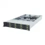 Gigabyte R263-ZG0-AAL2 (Rev. 3.x) 2U statņu servera barebone, viena AMD SP5 ligzda, 12x 3,5/2,5 collu pozīcijas