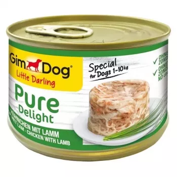 GimCat Pure Delight Chicken with Lamb papildbarība kaķiem, 150 g paciņa
