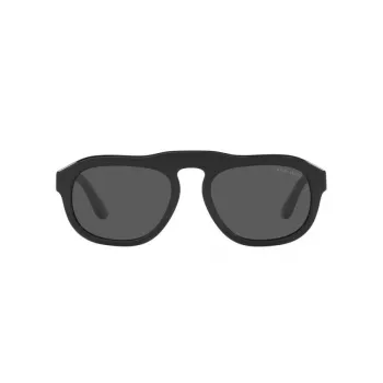 GIORGIO ARMANI MAN AR8173-500187 Taisnstūra saulesbrilles Melnas/Pelēkas 52mm