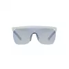 Giorgio Armani Vīriešu Saulesbrilles AR8169-5344D6 Kvadrātveida Rāmis Caurspīdīgi Pelēks Tumši Pelēks UV400