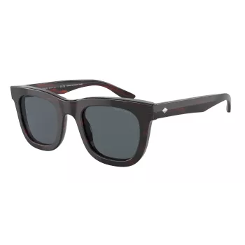 GIORGIO ARMANI vīriešu saulesbrilles AR8171-5963R5 Havana/Brūns Acetāts Kvadrātveida Rāmis 49mm