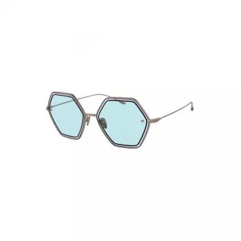 GIORGIO ARMANI SAULESBRILLES AR6130-301165 Sieviešu Pilots Aviators Gaiši Zelts Tumši Pelēks Gradients 59mm