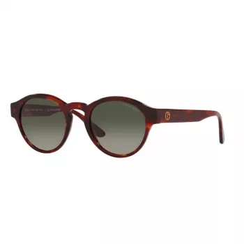 GIORGIO ARMANI Sieviešu saulesbrilles AR8146-596271 Havana Acetāts Zaļš Gradients 50/15/145 mm