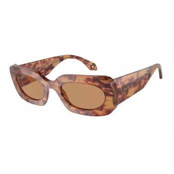 GIORGIO ARMANI Sieviešu saulesbrilles AR8182-597853 Havana Brūns Acetāts 52mm