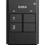 GIRA 535210 bezvadu rokas raidītājs System 3000, 2 kanālu RF, ar bateriju, balts