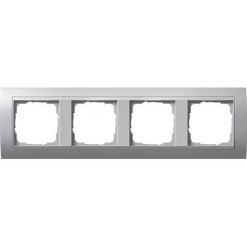 Gira Event Alumīnija 1-vietas rāmis, matēts, 80,8 x 80,8 mm 021436