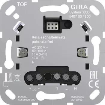 Gira releja ieliktnis bezpotenciāla 540700