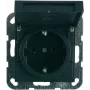 GIRA Schuko kontaktligzdas ieliktnis System 55, antracīta, 045428