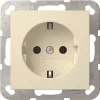 Gira System 55 SCHUKO kontaktligzda krēmkrāsā (418801)