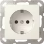 Gira System 55 SCHUKO kontaktligzda, tīri balta, ierīkojama, 16 A 446603