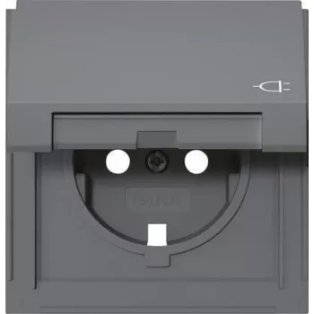 Gira TX_44 SCHUKO kontaktligzdas vāciņš ar atlokāmu vāku, antracīta 492267