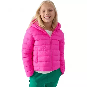 Meiteņu dūnu jaka 4F F449 Fuksija 158cm