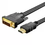 Gizzu 1080P HDMI uz DVI-D kabelis 1,8 m, polietilēns