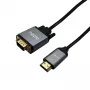 Gizzu Full HD HDMI uz VGA kabelis (1,8 m) - Melns