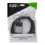 Gizzu Full HD USB-C uz VGA adaptera kabelis 1,8 m melns