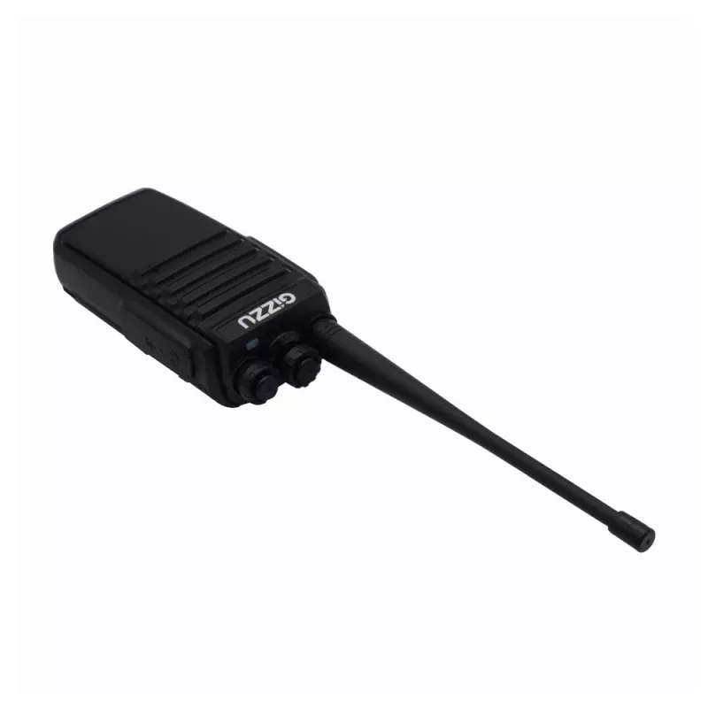Gizzu Patrol Walkie Talkie komplekts PMR446 8 kanālu divvirzienu radio ar VOX, Scan, lukturīti – Melns/Oranžs (2 gab.)