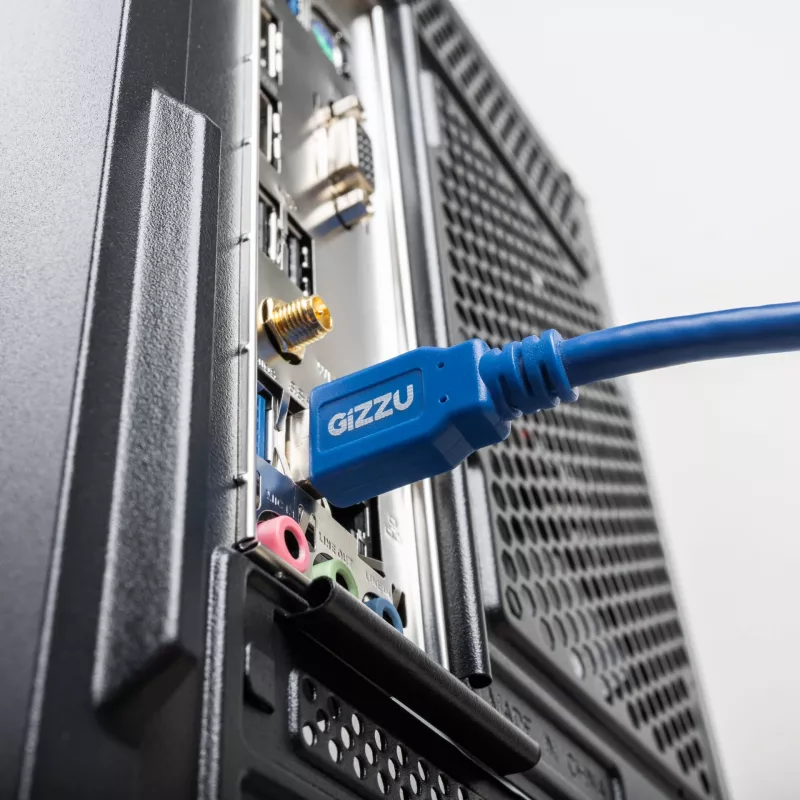 Gizzu USB 3.0 pagarinātājs 5m - zils