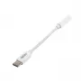 Gizzu USB Type-C uz 3,5 mm AUX audio adapteris - balts