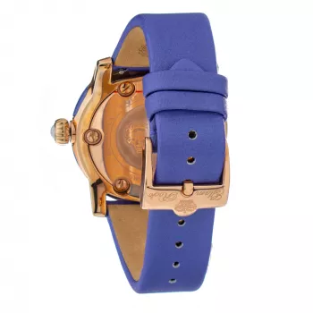 Pulkstenis GLAM ROCK GR10050 Miami Collection sieviešu 46mm balta ādas siksniņa Šveices kvarcs