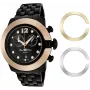 Pulkstenis GLAM ROCK GR32183 vīriešu Šveices kvarcs 44mm melns silikons